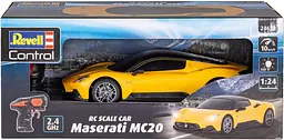 Машинка Revell Car Maserati на управлінні 1/24 RC Scale MC20 жовтий 24677 - мініатюра 3