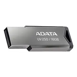 USB-флешнакопичувач ADATA 16GB AUV 250 сріблястий USB 2.0 (AUV250-16G-RBK)