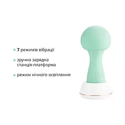 Вібромасажер Otouch MUSHROOM Teal, 7 режимів, функція нічника, технологія "старт-стоп" - мініатюра 3