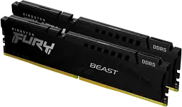 Оперативна пам'ять Kingston Fury 32GB (2x16GB) DDR5 6000MHz Beast Black (KF560C36BBE2K2-32)