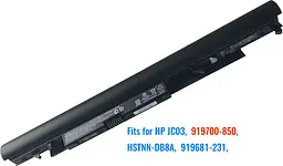 Акумулятор для ноутбука HP 255 G6 2850 mAh (31Wh), 3cell, 11.1V, Li-ion, - мініатюра 2