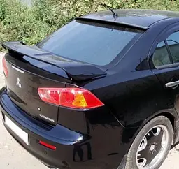 Cпойлер заднього скла козирок Fly Mitsubishi Lancer X 2007- - мініатюра 2