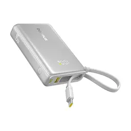 Батарея універсальна Baseus PicoGo 10000 мА·год 45 Вт PD, QC, Galaxy Natural Titanium (P10076803853-00) - мініатюра 3