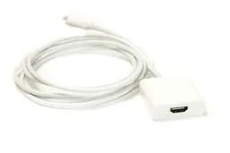 Відео кабель PowerPlant HDXiaomi female - USB Type-C, 1.8м