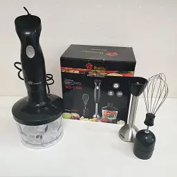 Блендер Domotec Ms-5103 3в1, ручний занурювальний блендер, міксер, кухонний комбайн, кухонний подрібнювач 500 Вт - мініатюра 4