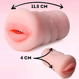 Мастурбатор Passion Gelugee Відкритий ротик тілесний (4821002029839) - мініатюра 3