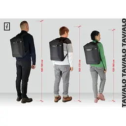 Рюкзак для ноутбука Tavialo 15.6" Smart TB14 black, 14л (TB14-124BL) - мініатюра 8
