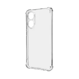 Прозрачный чехол для OPPO A78 4G с защитой камеры и усиленными бортами, тонкий, силиконовый, бесцветный, ударопрочный, противоударный бампер с закрытой камерой, ArmorStandart (ARM73471)