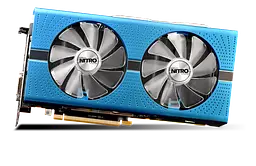 Відеокарта Sapphire Radeon RX 580 8GD5 Special Edition METAL BLUE NITRO+ (11265-21) - мініатюра 1