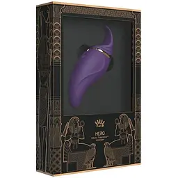 Вібратор 2 в 1 із язичком Zalo Hero Twilight Purple кристал Swarovski - мініатюра 9