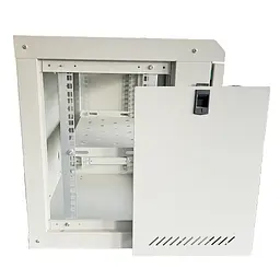 Шафа настінна GEAR 9U 19" 600x600x450 мм, + полиця 19", grey (GWMSN-9U-600-600G) - мініатюра 5