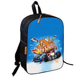 Рюкзак шкільний дитячий 36х27см Хот Вілс «Hot Wheels» з машинкою для хлопчика (00772)