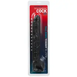 Фалоімітатор Doc Johnson Dick Rambone, 34х6.5 см (чорний) - мініатюра 6
