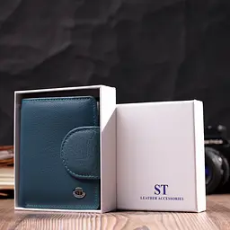 Жіночий шкіряний гаманець ST Leather 10х11,3х1,5 см acs0028369 - мініатюра 9