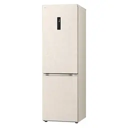 Холодильник LG з нижньою морозильною камерою 186x60х68, холод.відд.-234л, мороз.відд.-110л, 2дв., А++, NF, інв., диспл зовн., зона св-ті, Metal Fresh, бежевий - мініатюра 6