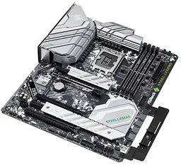 Материнська плата AsRock Z690 Steel Legend WiFi 6E/D5 Z690 Steel Legend WiFi 6E/D5) (Socket 1700, Intel Z690, ATX) Б/в - мініатюра 3