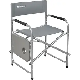 Крісло X-Fish Boss 47х57х80cm Grey - мініатюра 4