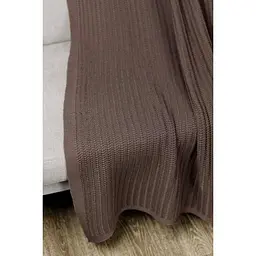 Плед Прованс Cotton 120х200 см шоколадний (39528) - мініатюра 2