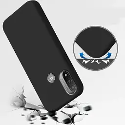 Силіконовий чохол BeCover для Motorola Moto E20 Black (707612) - мініатюра 3