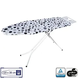 Дошка для прасування Casa Si Superstandard Basic 120x38 White/Grey Spots (CS95150E290), Білий - мініатюра 2