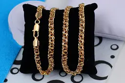 Ланцюг Xuping Jewelry круглий бісмарк 50 см 6 мм золотистий
