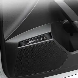 Наклейка з логотипом Mercedes метал, на клейкій стрічці 1шт (універсальна) - мініатюра 4