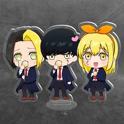 Акрилова колекційна фігурка Чібі Chibi Аніме Магія та м'язи 10 см - мініатюра 2