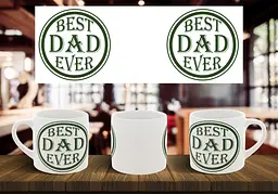 Чашка "Best dad ever" 180, Жовта