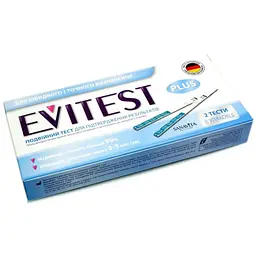 Тест для визначення вагітності Evitest Plus 2 шт. - мініатюра 2