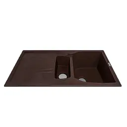 Кухонна мийка Adamant NEW LINE PLUS коричнева 975x495x235 мм, з крилом 97,5 см - мініатюра 2