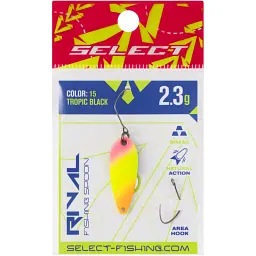 Блешня Select Rival 2.3g 30mm #15 Tropic Black - мініатюра 2