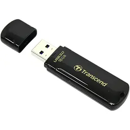 USB флеш-накопичувач Transcend JetFlash 700 16GB USB-A 3.0 Black (TS16GJF700) [67395] - мініатюра 3