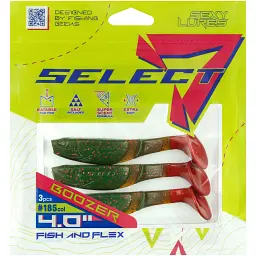 Силікон Select Boozer 4" 185 FE (3 шт/уп) - мініатюра 2