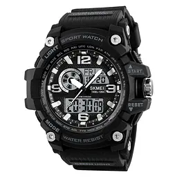 Наручний годинник чоловічий Skmei 1283 Black, 1283BK (12297)