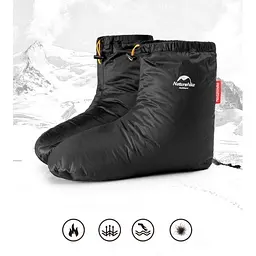 Черевики на гусячому пуху Naturehike NH18S023-T, розмір М, чорні - мініатюра 3