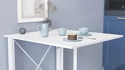 Стіл-книга трансформер Оріон 1 Ferrum-decor 750x810x730 Білий метал ДСП Біле 16 мм (FRD-104604) - мініатюра 5