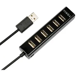 Концентратор Vinga USB2.0 to 7*USB2.0 HUB (VHA2A7)