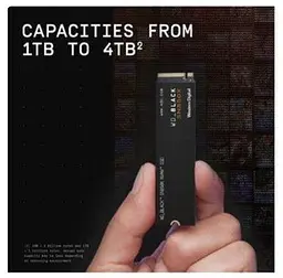 SSD накопичувач WD Black SN850X 1 TB (WDS100T2X0E) - мініатюра 3