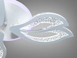 Стельова світлодіодна люстра з пультом і нічником Diasha MX2546/3WH LED 3color dimmer - мініатюра 5