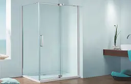 Душова кабіна без піддону Koer SR SC02-100x80x200-TR-01 прозоре скло Easy Clean 8 мм, хром KR5355, Універсальна, прозорий, хром - мініатюра 9