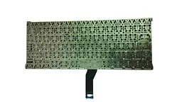 Клавіатура для ноутбука Apple MacBook Air 2011+ (A1369) з підсвічуванням (Light), Black, (No Frame), RU (вертикальний ентер)