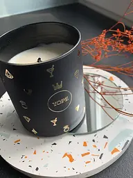 Свічка декоративна Yope Incense 9.8 х 8.3 см чорна 200 мл - мініатюра 4