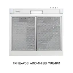 Витяжка плоска Minola HPL 522 WH - мініатюра 6
