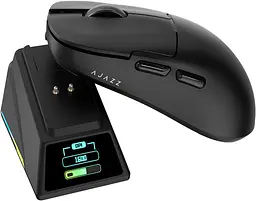 Мышка беспроводная AJAZZ AJ159 APEX Мышь компьютерная с Зарядной док-станцией / 2.4G / Bluetooth / USB Black (19579)
