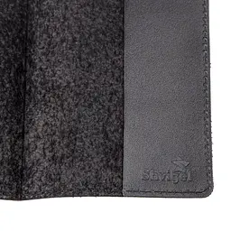 Шкіряна обкладинка на паспорт SHVIGEL 9,5х13 см acs0015788 - мініатюра 3