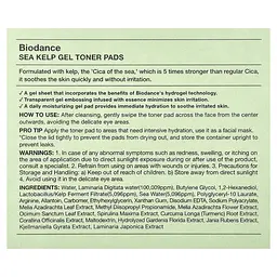 Гелеві тонер-пади з морськими водоростями Biodance Sea Kelp Gel Toner Pad 60 шт. - мініатюра 3