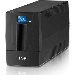 Джерело безперебійного живлення FSP iFP650, 650VA/360W, LCD, USB, 2xSchuko - мініатюра 2