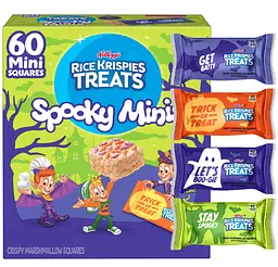 Рисові батончики Kellogg's Rice Krispies Treats Spooky Minis 60 шт, 660г - мініатюра 2
