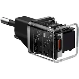 Мережевий зарядний пристрій Baseus GaN5 Fast Charger Mini 1C 20W Black (CCGN050101) [105942] - мініатюра 5