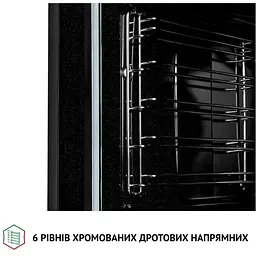 Духова шафа Perfelli Diamond 6M8L Nero - мініатюра 10